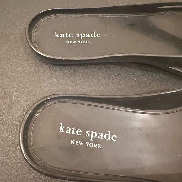 Women’s Kate Spade Jelly Thong with large fabric  flower Size 10B - Picture 6 of 7